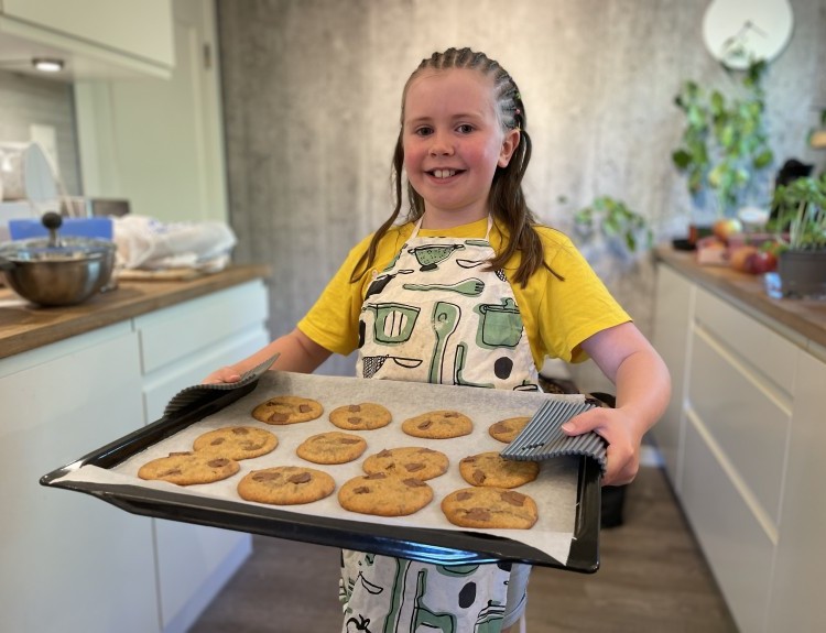 Bilde av Silje sine cookies med sjokolade